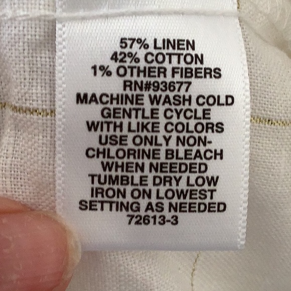 Linen Dress 🤎🤎🤎NWT by Liz Claiborne - Picture 8 of 9